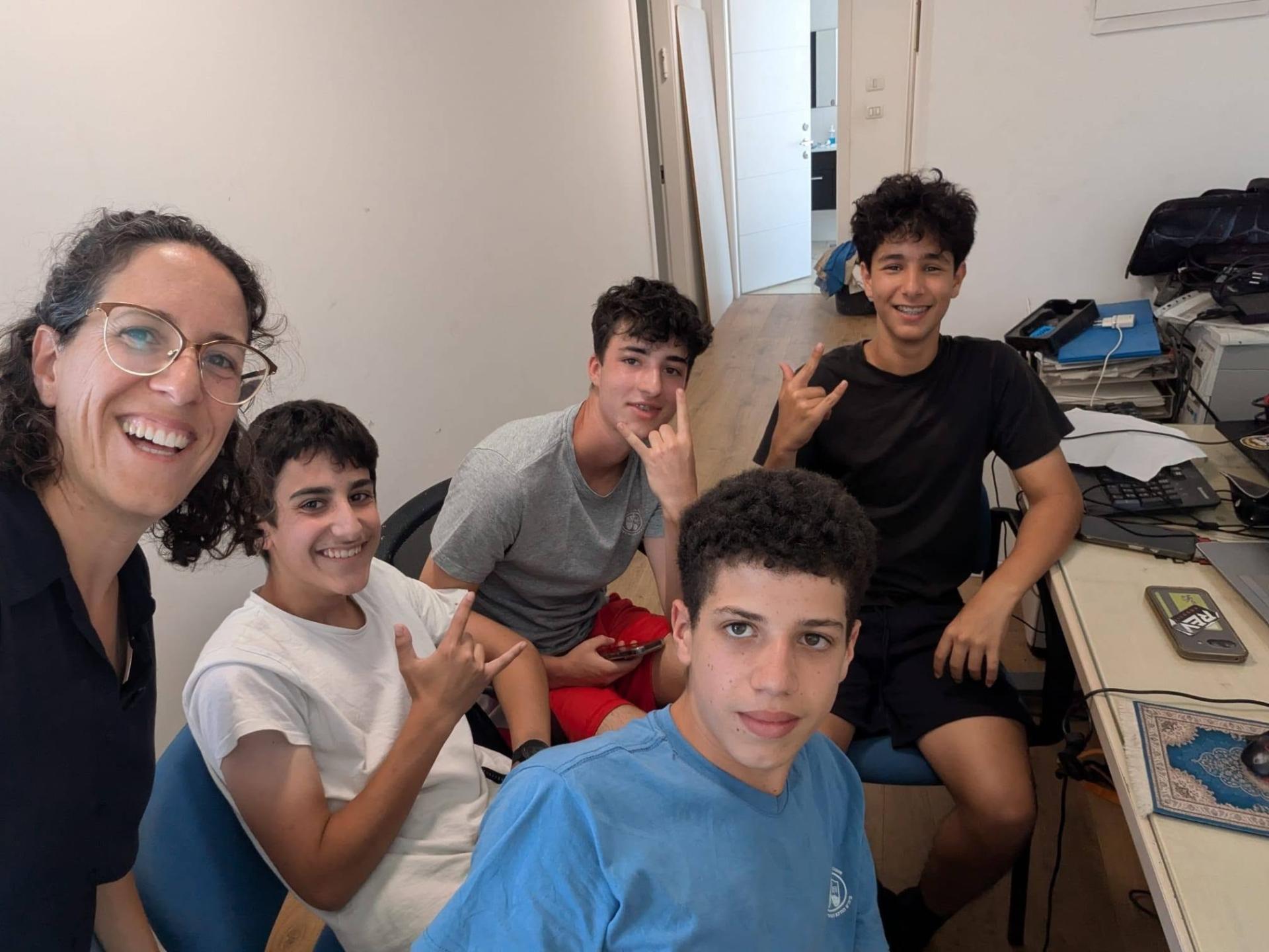 התלמידים שזכו בהאקתון