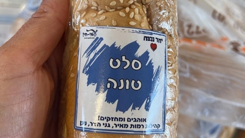 כריך שהכינו מתנדבים מהמועצה.jpg