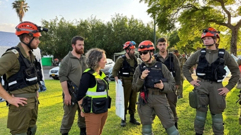 שוטרים  חיילים ועובדי המועצה בתרגיל.jpeg